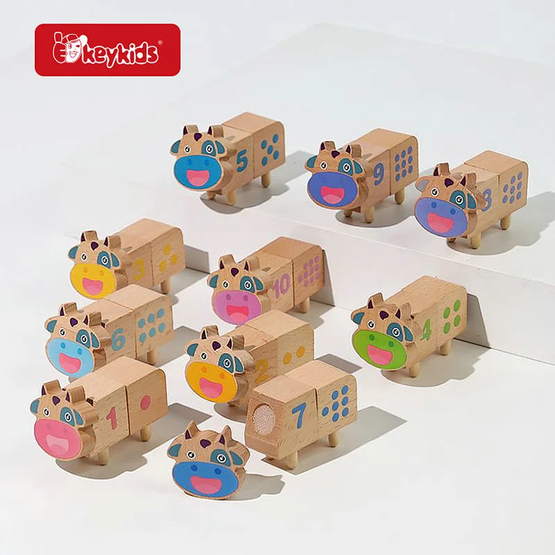 Wholesale Montessori Wooden Learning Counting Toy for Children W12E225