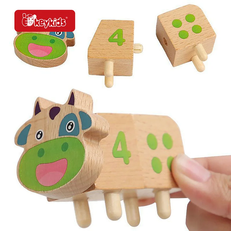 Wholesale Montessori Wooden Learning Counting Toy for Children W12E225